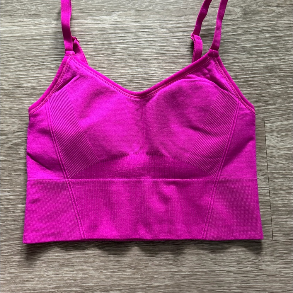 All in Motion Fuchsia Bra Top